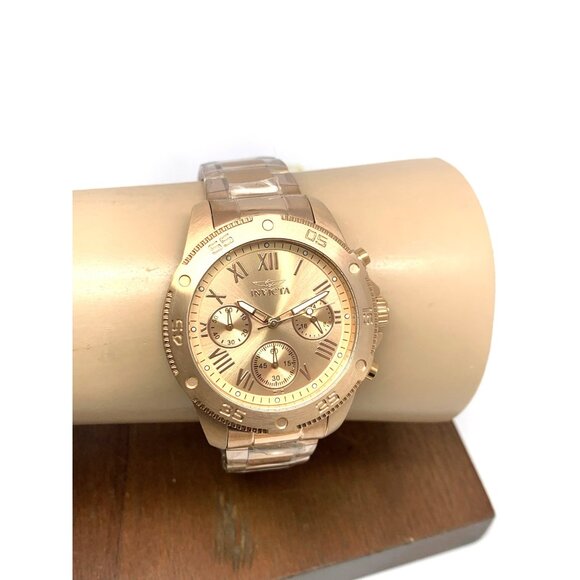 Invicta Women's Watch 21732 Wildflower Rose Gold Stainless Steel Quartz 38mm - Picture 12 of 15